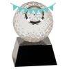 [CRY6101L] 5" Crystal Golf Ball Clock Thumbnail