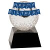 [CRY6101L] 5" Crystal Golf Ball Clock Thumbnail