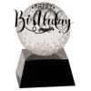 [CRY6101L] 5" Crystal Golf Ball Clock Thumbnail