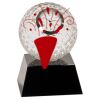 [CRY6101L] 5" Crystal Golf Ball Clock Thumbnail