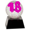 [CRY6101L] 5" Crystal Golf Ball Clock Thumbnail