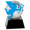 [CRY6101L] 5" Crystal Golf Ball Clock Thumbnail