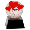 [CRY6101L] 5" Crystal Golf Ball Clock Thumbnail