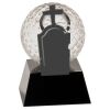 [CRY6101L] 5" Crystal Golf Ball Clock Thumbnail