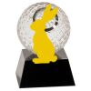 [CRY6101L] 5" Crystal Golf Ball Clock Thumbnail