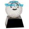 [CRY6101L] 5" Crystal Golf Ball Clock Thumbnail