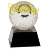[CRY6101L] 5" Crystal Golf Ball Clock Thumbnail