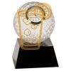 [CRY6101L] 5" Crystal Golf Ball Clock Thumbnail
