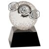 [CRY6101L] 5" Crystal Golf Ball Clock Thumbnail
