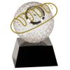 [CRY6101L] 5" Crystal Golf Ball Clock Thumbnail