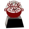[CRY6101L] 5" Crystal Golf Ball Clock Thumbnail