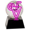 [CRY6101L] 5" Crystal Golf Ball Clock Thumbnail