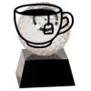 [CRY6101L] 5" Crystal Golf Ball Clock Thumbnail