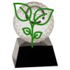 [CRY6101L] 5" Crystal Golf Ball Clock Thumbnail