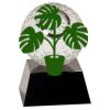 [CRY6101L] 5" Crystal Golf Ball Clock Thumbnail