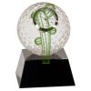[CRY6101L] 5" Crystal Golf Ball Clock Thumbnail