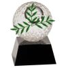 [CRY6101L] 5" Crystal Golf Ball Clock Thumbnail