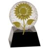 [CRY6101L] 5" Crystal Golf Ball Clock Thumbnail