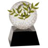 [CRY6101L] 5" Crystal Golf Ball Clock Thumbnail