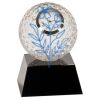 [CRY6101L] 5" Crystal Golf Ball Clock Thumbnail
