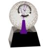 [CRY6101L] 5" Crystal Golf Ball Clock Thumbnail