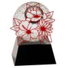 [CRY6101L] 5" Crystal Golf Ball Clock Thumbnail