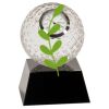 [CRY6101L] 5" Crystal Golf Ball Clock Thumbnail