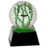 [CRY6101L] 5" Crystal Golf Ball Clock Thumbnail