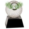 [CRY6101L] 5" Crystal Golf Ball Clock Thumbnail