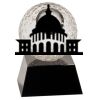 [CRY6101L] 5" Crystal Golf Ball Clock Thumbnail