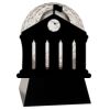 [CRY6101L] 5" Crystal Golf Ball Clock Thumbnail