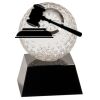 [CRY6101L] 5" Crystal Golf Ball Clock Thumbnail