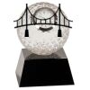 [CRY6101L] 5" Crystal Golf Ball Clock Thumbnail