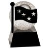 [CRY6101L] 5" Crystal Golf Ball Clock Thumbnail