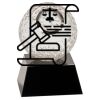 [CRY6101L] 5" Crystal Golf Ball Clock Thumbnail