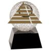 [CRY6101L] 5" Crystal Golf Ball Clock Thumbnail
