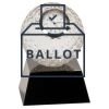 [CRY6101L] 5" Crystal Golf Ball Clock Thumbnail
