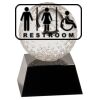 [CRY6101L] 5" Crystal Golf Ball Clock Thumbnail
