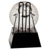 [CRY6101L] 5" Crystal Golf Ball Clock Thumbnail