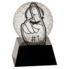 [CRY6101L] 5" Crystal Golf Ball Clock Thumbnail