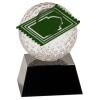[CRY6101L] 5" Crystal Golf Ball Clock Thumbnail