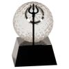 [CRY6101L] 5" Crystal Golf Ball Clock Thumbnail