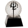 [CRY6101L] 5" Crystal Golf Ball Clock Thumbnail