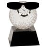 [CRY6101L] 5" Crystal Golf Ball Clock Thumbnail