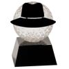 [CRY6101L] 5" Crystal Golf Ball Clock Thumbnail