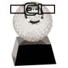 [CRY6101L] 5" Crystal Golf Ball Clock Thumbnail