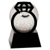 [CRY6101L] 5" Crystal Golf Ball Clock Thumbnail