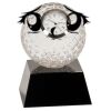 [CRY6101L] 5" Crystal Golf Ball Clock Thumbnail