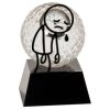 [CRY6101L] 5" Crystal Golf Ball Clock Thumbnail