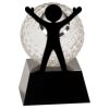 [CRY6101L] 5" Crystal Golf Ball Clock Thumbnail